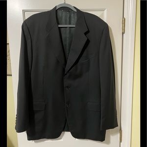 Canali beautiful black dress suit jacket 56 L